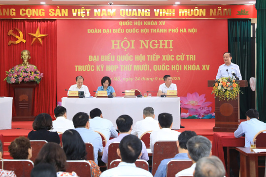 Đồng chí Nguyễn Ngọc Tuấn tiếp xúc cử tri trước kỳ họp thứ 10, Quốc hội khoá XV