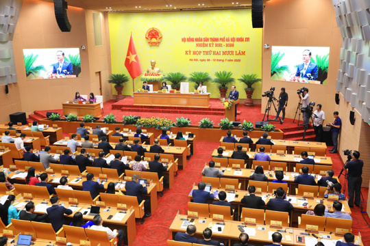 Khai mạc Kỳ họp thứ 25 HĐND thành phố Hà Nội khóa XVI