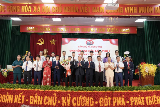 Đại hội Đảng bộ xã Hồng Vân lần thứ I, nhiệm kỳ 2025-2030
