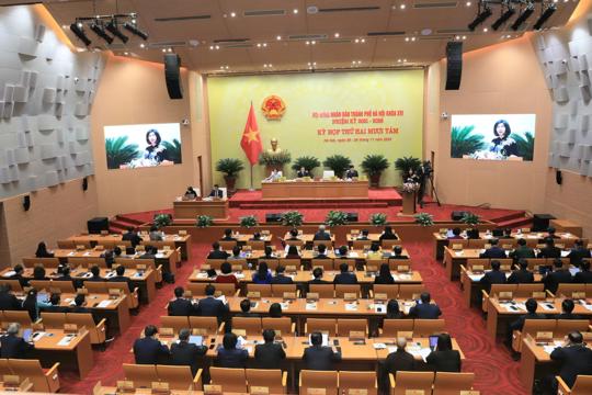 HĐND thành phố Hà Nội khoá XVI khai mạc Kỳ họp thứ 28 