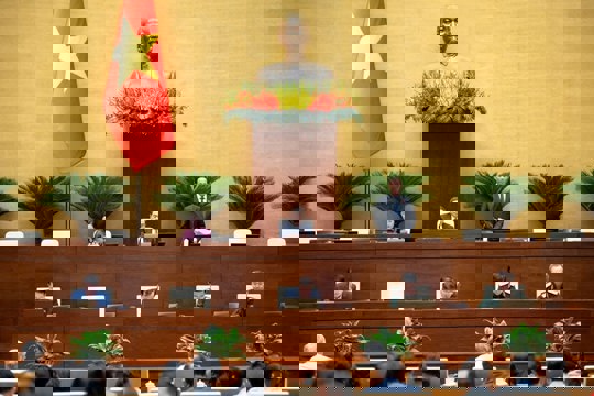 Quốc hội nghe báo cáo giải trình, tiếp thu, chỉnh lý dự thảo Luật Tình trạng khẩn cấp 