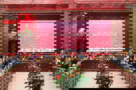 Ban Chấp hành Đảng bộ TP Hà Nội thông qua chủ trương đầu tư dự án Khu đô thị thể thao Olympic và Trục đại lộ cảnh quan sông Hồng