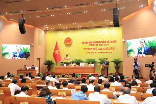 Kỳ họp thứ 25 HĐND Thành phố Hà Nội: Chất vấn 2 nhóm vấn đề quan trọng