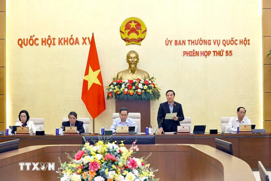 Khai mạc Phiên họp thứ 55 của Ủy ban Thường vụ Quốc hội 