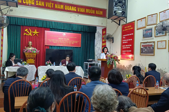 Hội nghị lấy ý kiến cử tri nơi cư trú đối với người ứng cử đại biểu Quốc hội khóa XVI và đại biểu HĐND thành phố Hà Nội nhiệm kỳ 2026-2031