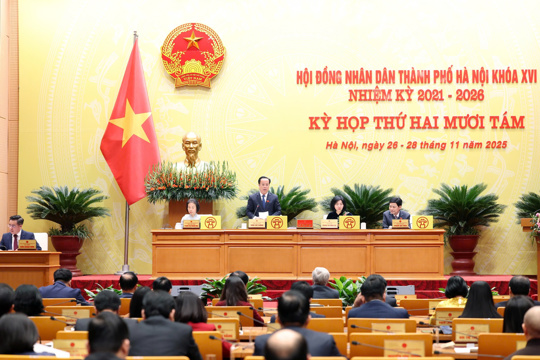 Kỳ họp thứ 28 HĐND Thành phố Hà Nội