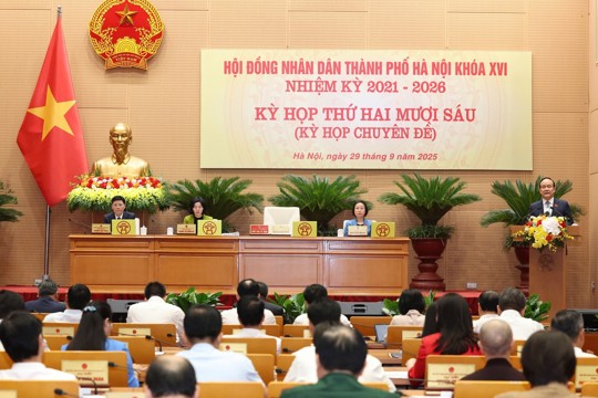 Kỳ họp thứ 26 HĐND Thành phố Hà Nội