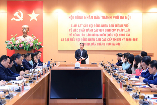 HĐND Thành phố giám sát công tác chuẩn bị bầu cử của 7 xã, phường 