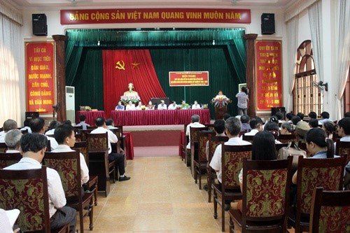 Đại biểu HĐND huyện Chương Mỹ tiếp xúc cử tri trước kỳ họp thứ 7 từ ngày 21/11 - 23/11/2017