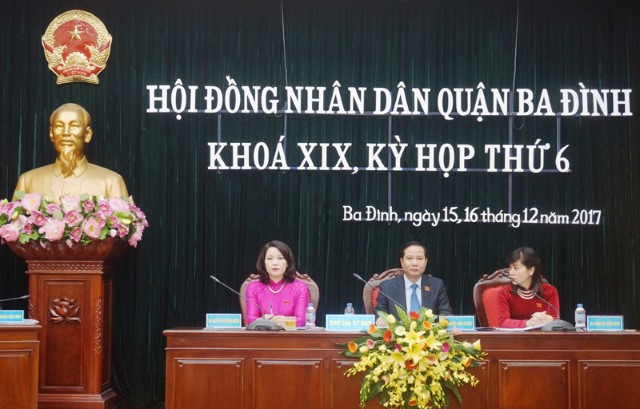 HĐND quận Ba Đình bầu Trưởng 2 Ban HĐND quận 