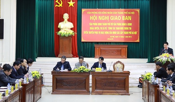 Đẩy mạnh công tác tham mưu thông tin, tuyên truyền về hoạt động của HĐND các cấp thành phố Hà Nội