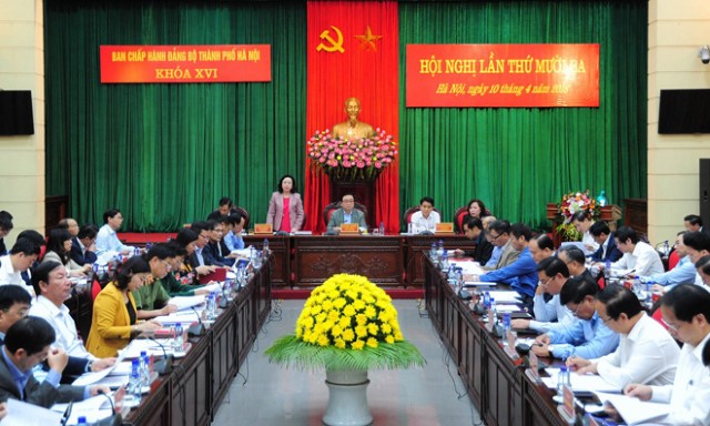 Hội nghị lần thứ mười ba Ban Chấp hành Đảng bộ TP Hà Nội khóa XVI
