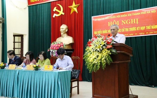 Đại biểu Quốc hội tiếp xúc cử tri Thường Tín, Phú Xuyên  trước kỳ họp thứ Năm, Quốc hội khóa XIV
