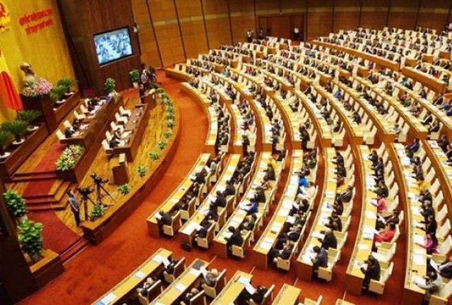 Quốc hội thảo luận tại hội trường về dự thảo Luật An ninh mạng