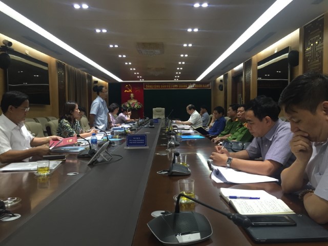 Ban Pháp chế HĐND Thành phố họp thẩm tra của về tình hình chấp hành pháp luật 6 tháng đầu năm 2018