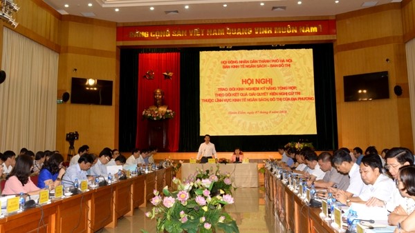 Kết quả hội nghị chuyên đề giữa Ban Kinh tế Ngân sách - Ban Đô thị HĐND Thành phố với Ban Kinh tế - Xã hội HĐND quận, huyện, thị xã