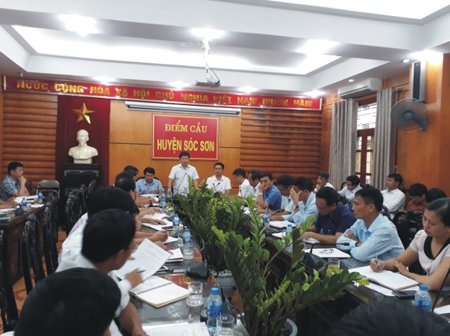 Sóc Sơn: Tổ chức hội nghị giao ban Thường trực HĐND huyện với các xã, thị trấn