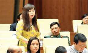 Đại biểu Quốc hội Vũ Thị Lưu Mai chất vấn Bộ trưởng Bộ Tài Chính 