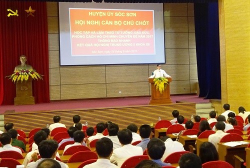 Sóc Sơn: Thống nhất thời gian, nội dung và công tác chuẩn bị cho kỳ họp thứ 8 HĐND huyện