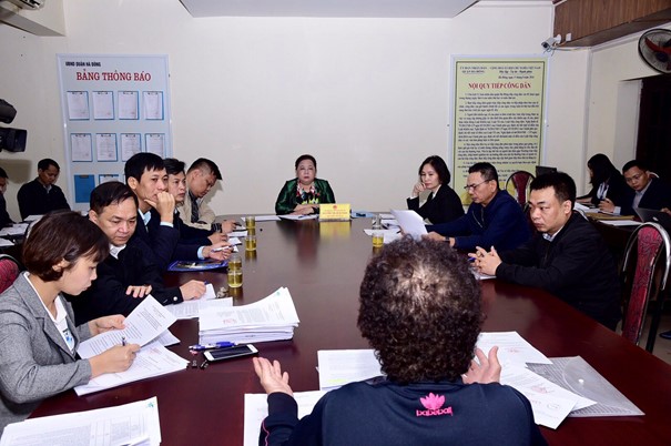 Chủ tịch HĐND thành phố Hà Nội Nguyễn Thị Bích Ngọc tiếp công dân