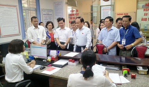 Giám sát công tác cải cách hành chính, tinh giản biên chế tại thị xã Sơn Tây