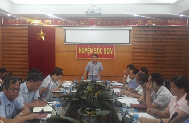 Thường trực HĐND huyện Sóc Sơn khảo sát việc giải quyết, trả lời các ý kiến, kiến nghị cử tri trước kỳ họp thứ 8 HĐND huyện khóa XIX