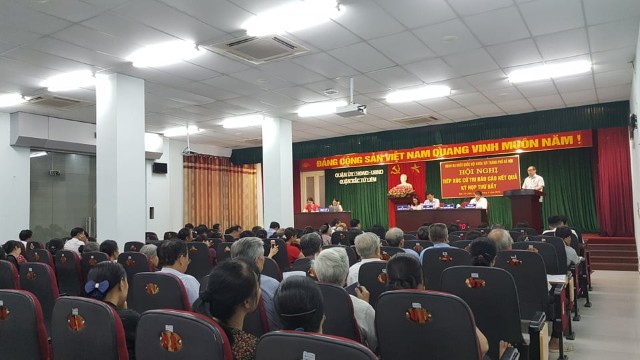 Đại biểu Quốc hội Hà Nội tiếp xúc cử tri quận Nam Từ Liêm, Bắc Từ Liêm sau kỳ họp thứ 7, Quốc hội khóa XIV