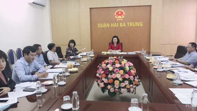 Phiên họp tháng 10/2019 của Thường trực HĐND quận Hai Bà Trưng