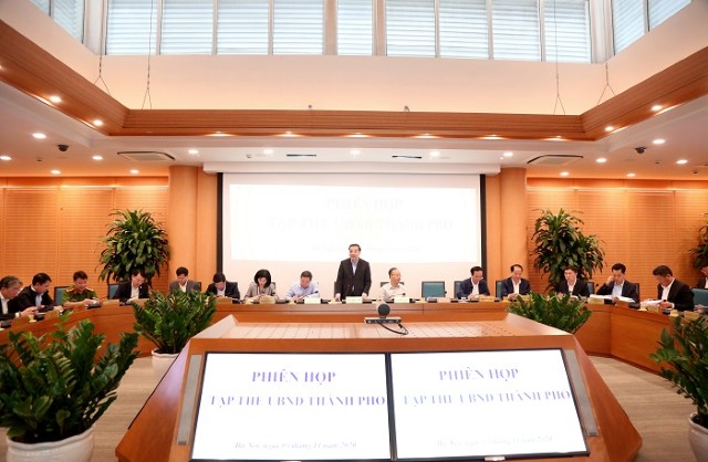 Thường trực HĐND TP dự họp tập thể UBND Thành phố xem xét một số nội dung trình kỳ họp HĐND cuối năm 2020 