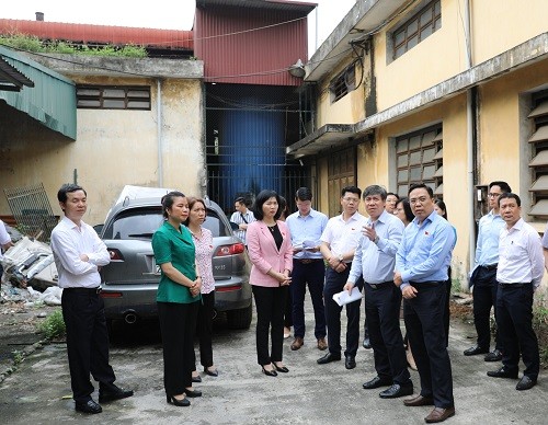 Tái giám sát về tình hình quản lý các dự án vốn ngoài ngân sách sử dụng đất chậm triển khai trên địa bàn quận Bắc Từ Liêm