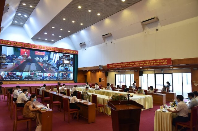 Đại biểu Quốc hội thành phố Hà Nội đơn vị bầu cử số 6 tiếp xúc cử tri Hà Đông, Thanh Trì, Thanh Oai