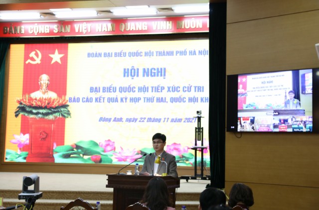 Đại biểu Quốc hội thành phố Hà Nội khóa XV tiếp xúc với cử tri Hoàn Kiếm, Long Biên, Đông Anh