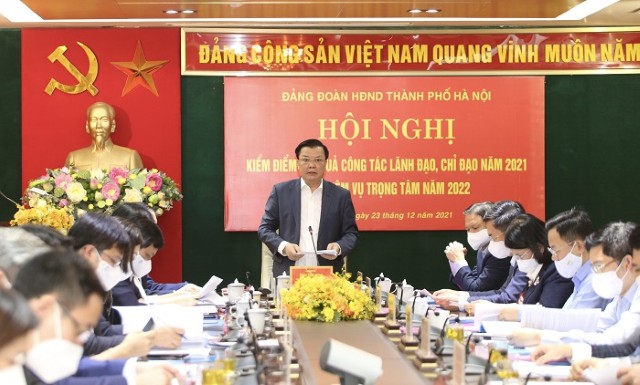 Đảng đoàn HĐND Thành phố kiểm điểm công tác năm 2021