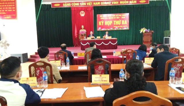 Ba Vì: HĐND các xã Tòng Bạt, Chu Minh, Phú Châu, Thuần Mỹ tổ chức kỳ họp cuối năm 2021 
