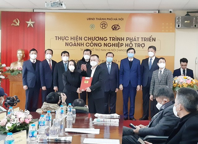 Thúc đẩy phát triển ngành công nghiệp hỗ trợ tại Khu Công nghiệp hỗ trợ Nam Hà Nội