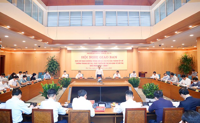 Giao ban Ban Chỉ đạo Chương trình số 03-CTr/TU của Thành uỷ