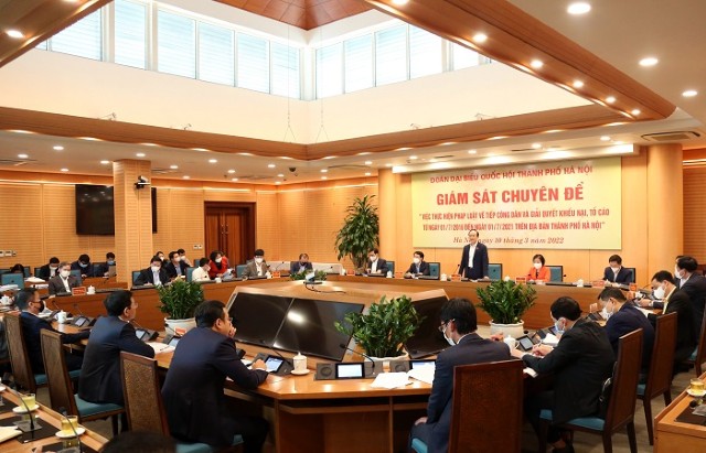 Quý I/2022: Đoàn ĐBQH thành phố Hà Nội thực hiện hiệu quả chức năng theo Luật định 