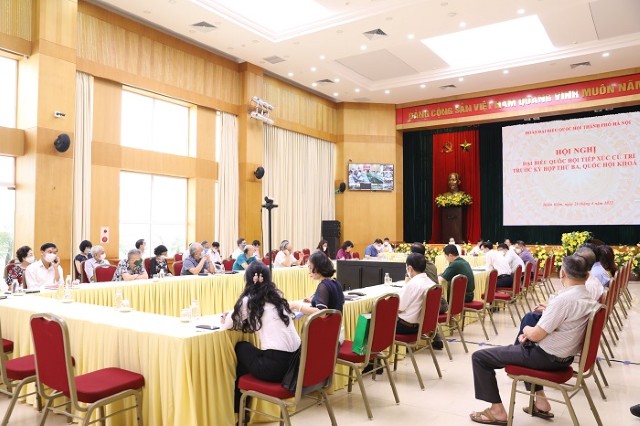 Đại biểu Quốc hội Thành phố Hà Nội tiếp xúc cử tri quận Hoàn Kiếm, Long Biên và huyện Đông Anh