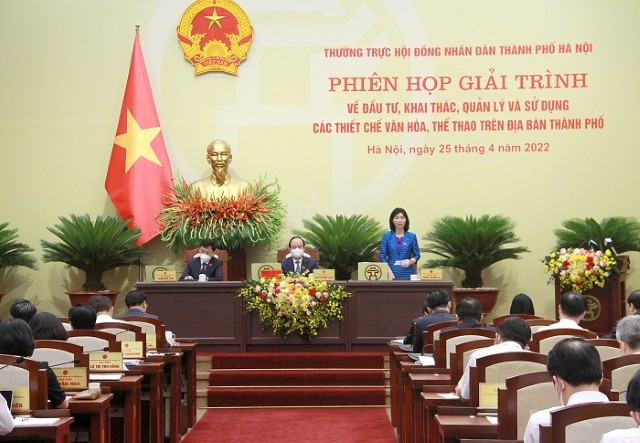 Kết luận Phiên giải trình về việc đầu tư, khai thác, quản lý và sử dụng các thiết chế văn hóa, thể thao  