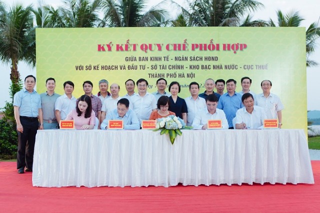 Ký kết quy chế phối hợp giữa Ban Kinh tế-Ngân sách và các sở, ngành lĩnh vực tài chính ngân sách 