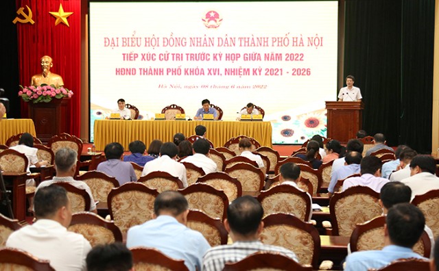 Điều chỉnh thời gian và đăng ký lịch TXCT của tổ đại biểu HĐND Thành phố tại các quận Cầu Giấy, Đống Đa