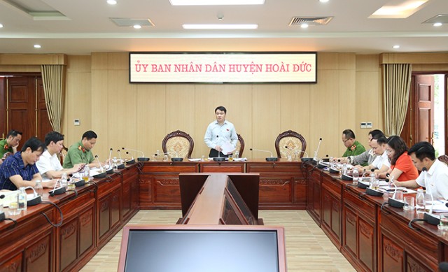 Giám sát về tổ chức, hoạt động của Công an xã trên địa bàn huyện Hoài Đức