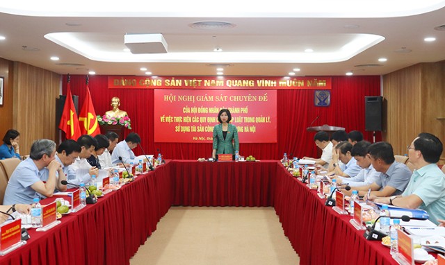 Giám sát việc quản lý nhà, đất thuộc sở hữu nhà nước tại Sở Xây dựng Hà Nội