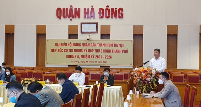 Lịch tiếp xúc cử tri của đại biểu HĐND Thành phố trước kỳ họp thứ 6 HĐND Thành phố khóa XVI