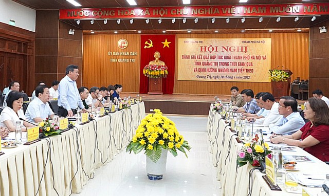 Thành phố Hà Nội và tỉnh Quảng Trị đẩy mạnh hợp tác trên mọi lĩnh vực