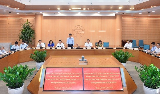 Giám sát việc thực hiện chính sách, pháp luật về bảo vệ quyền lợi người tiêu dùng tại Thành phố Hà Nội