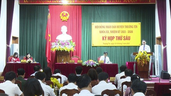 HĐND huyện Thường Tín khóa XX khai mạc kỳ họp thứ 6