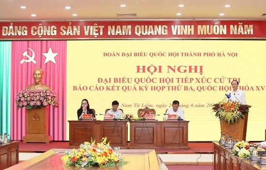 Lịch tiếp xúc cử tri trước kỳ họp thứ tư Quốc hội khóa XV của Đoàn ĐBQH thành phố Hà Nội
