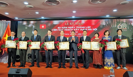 Phó Chủ tịch HĐND thành phố Phạm Quí Tiên dự kỷ niệm 60 năm thành lập Viện Quy hoạch Xây dựng Hà Nội