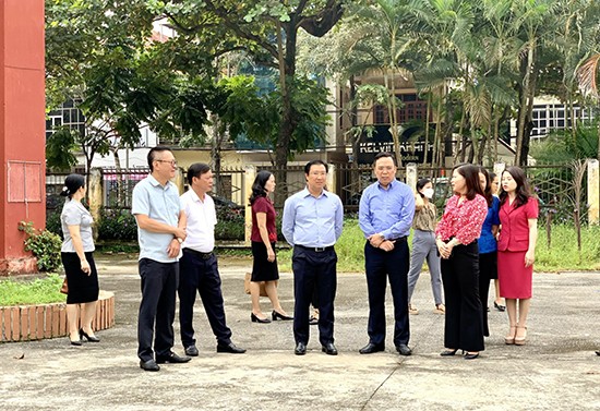 Ban Văn hoá-Xã hội khảo sát công tác triển khai nhiệm vụ năm học 2022-2023 tại huyện Quốc Oai